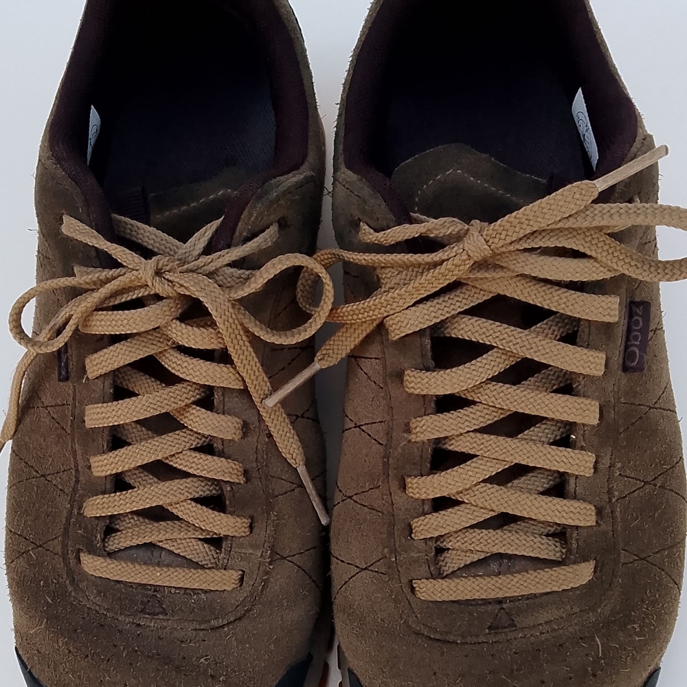 Oboz Men's Low Bozeman Brown Leather Hiking Boots Size 9 Fits Like A 10 - Picture 4 of 13